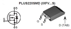IXFV12N90PS, N-канальный силовой MOSFET транзистор со встроенным быстрым диодом (HiPerFET)